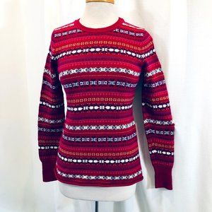 G.H. Bass & Co. Fairisle Pattern Cotton Sweater
